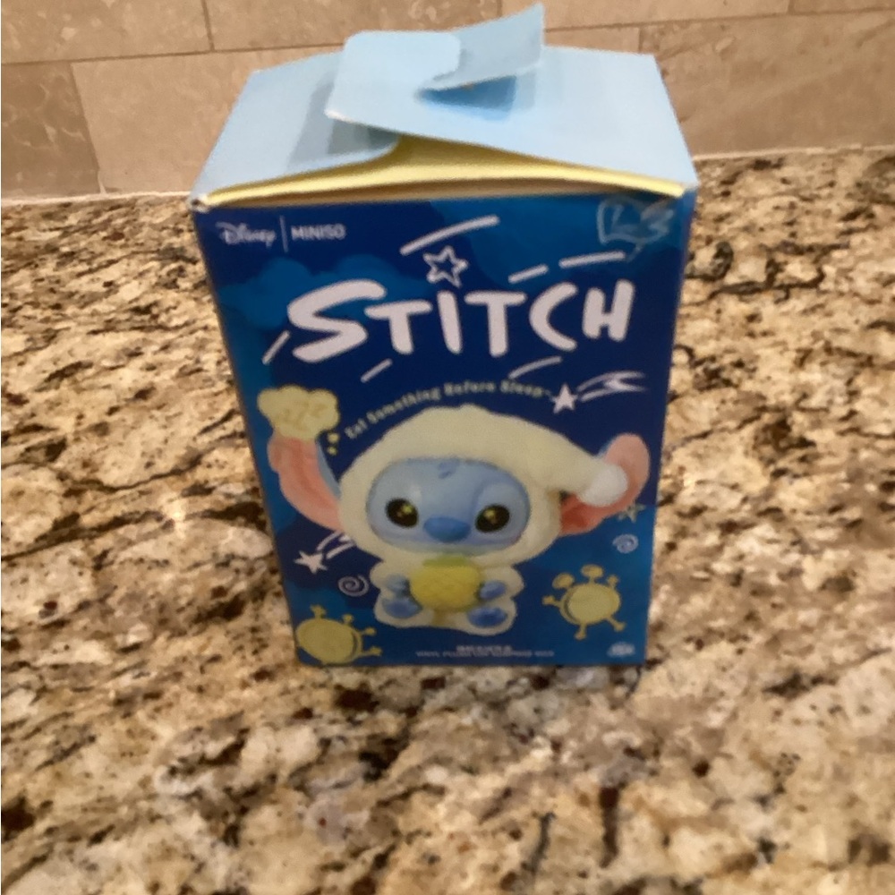 Disney Stitch in Blue and Yellow Box